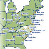 Earthquake epicenter was reported about 4 miles southwest of Mineral, Virginia, near Richmond and about 80 miles south of Washington D.C.