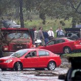 Severe storms hit Pittsburgh on Friday submerging cars and cutting