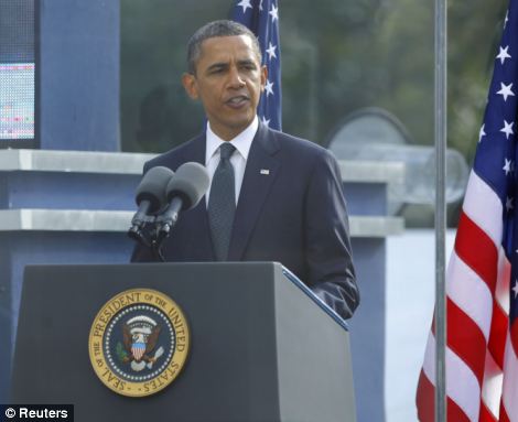 9/11 commemoration ceremony 2011: President Barack Obama read from Psalm 46 - God is our refuge and strength