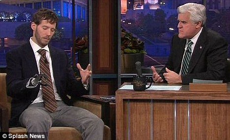 Aron Ralston telling about his amazing climbing accident at the Tonight Show