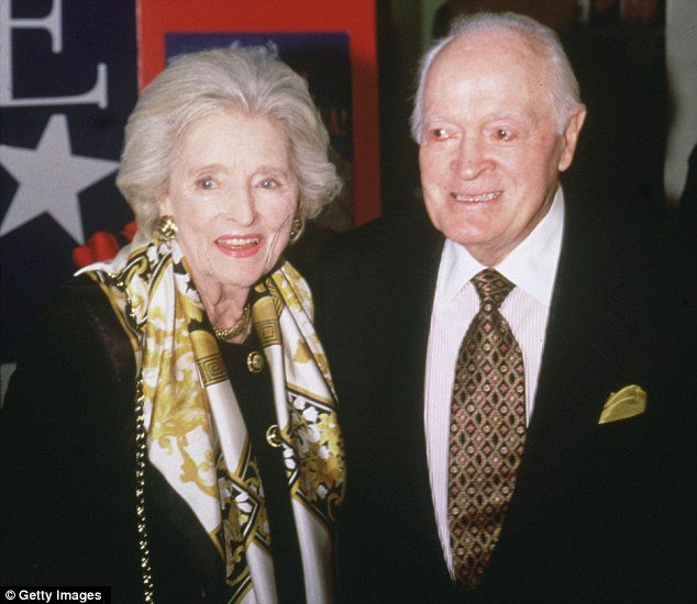 Bob and Dolores Hope in 2003