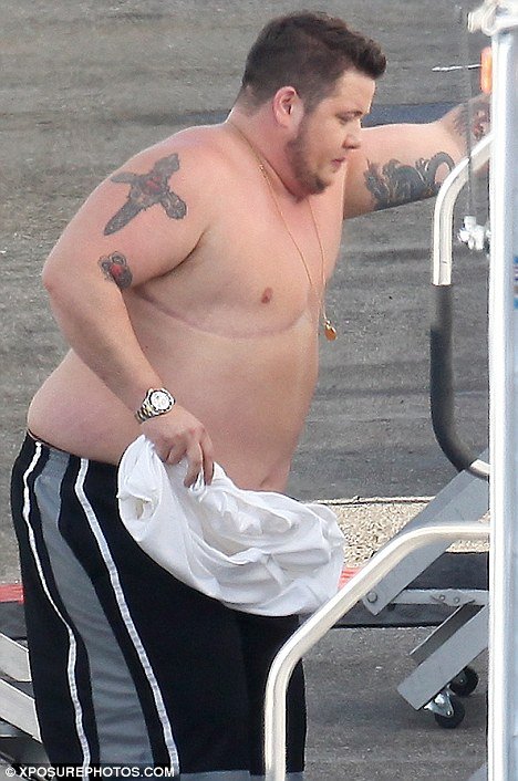 Chaz Bono stripped off to reveal his naked torso at DWTS Chaz Bono stripped off to reveal his naked torso at DWTS photo