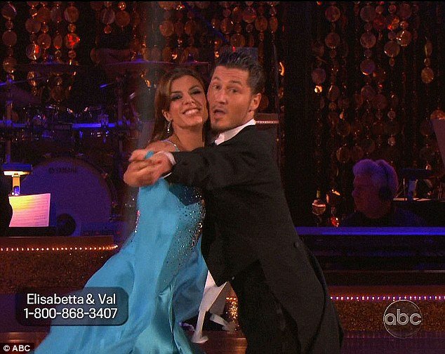 Elisabetta Canalis was eliminated from DWTS after fans failed to call in enough votes