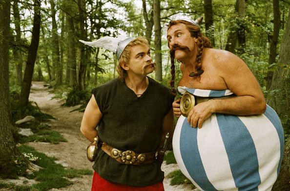 Gerard Depardieu and fellow Asterix and Obelix star, Edouard Baer, who was by French actor's side when he caused a scandal by urinating in front of passengers on a flight from Paris to Dublin, have teamed up for a comic remake