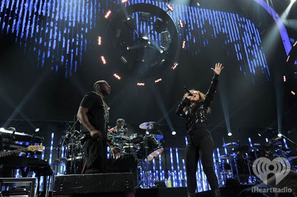 Jay-Z and Alicia Keys at iHeartRadio Music Festival