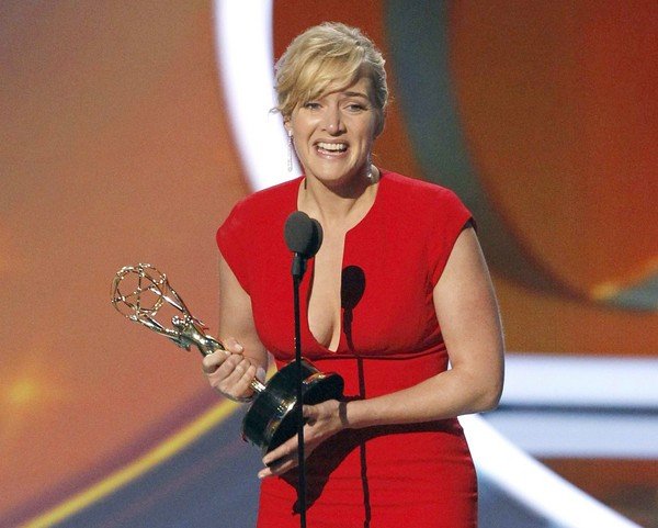 Kate Winslet won the Emmy Award for lead actress in a miniseries or TV movie for her part in "Mildred Pierce"  