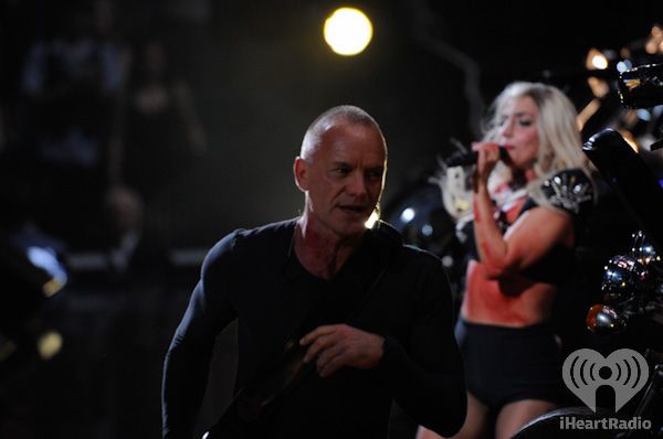 Lady Gaga and Sting at iHeartRadio Music Festival