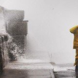 Severe weather warnings have been issued for Scotland and northern England, with winds expected to reach 60 mph (100 kmh) later in the day