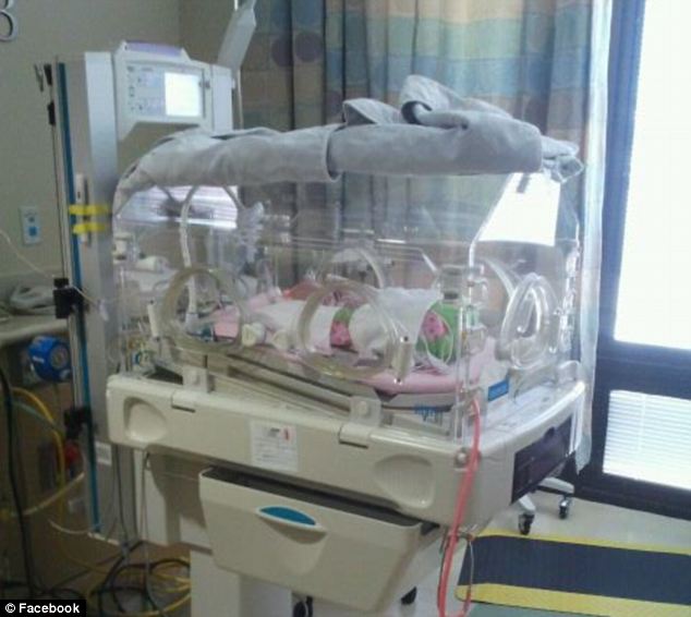 Dottie Mae had been moved in a capsule-like ICU to her mother