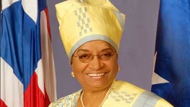 Liberian President, Ellen Johnson Sirleaf is Africa's first female elected head of state