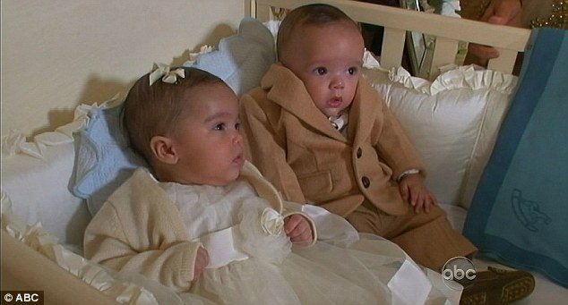 Mariah Carey and Nick Cannon shared the website after the twins made their TV debut with Barbara Walters on TV show 20/20 last night