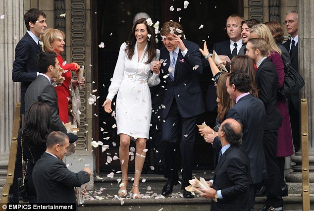 Nancy Shevell and ex-Beatle Sir Paul McCartney married at Marylebone Town Hall in central London on Sunday