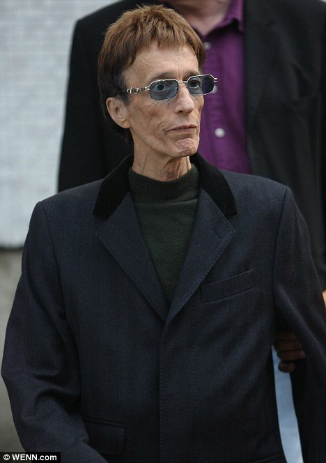 Robin Gibb spent four days in hospital earlier this month suffering from inflammation of the colon