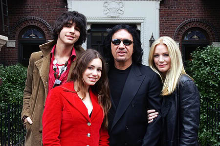 Gene Simmons and his family.