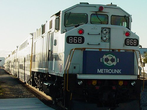 The woman pushing a baby stroller was struck and killed by a Metrolink passengers train in Riverside