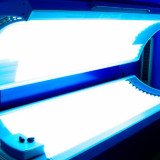 Using a tanning device before the age of 20 increases the risk of melanoma by two times.