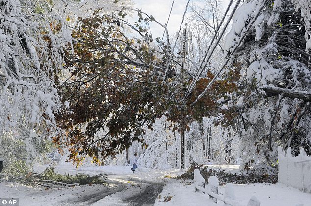 About one million people still remain powerless after five days from the unseasonable and deadly snowstorm that hit Northeast US