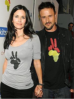 David Arquette announced on the radio his marriage to Courtney Cox is definitely over