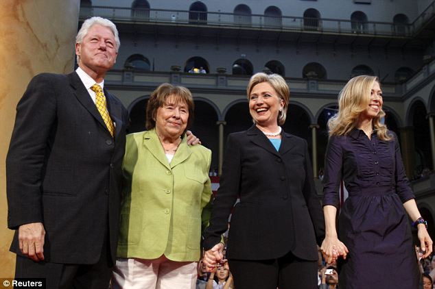 Hillary Clinton's mother, Dorothy Rodham has died aged 92 shortly after midnight on November 1