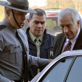 Jill Jones, ex-Penn State coach's former daughter-in-law has obtained a legal order barring Jerry Sandusky' from seeing three of his grandchildren