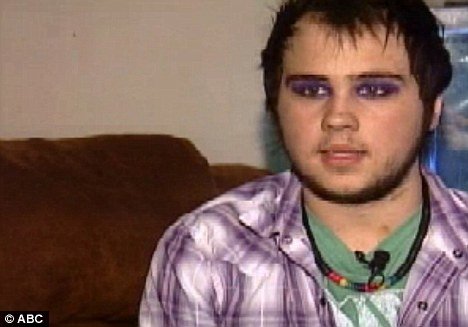 Kasey Landrum, an openly gay Lexington High School student, was given a three-day suspension for wearing make-up in class