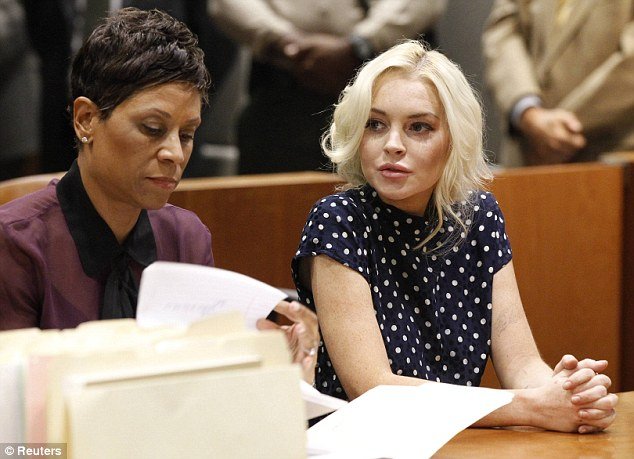 Lindsay Lohan has been ordered to serve 30 days in jail on Wednesday after she admitted to violating her probation