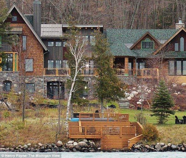 Michael Moore owns a large holiday home on Torch Lake, Michigan in addition to his pricey Manhattan residence