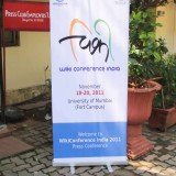 More than seven hundreds people are gathering in Mumbai University campus for India's first Wikipedia conference