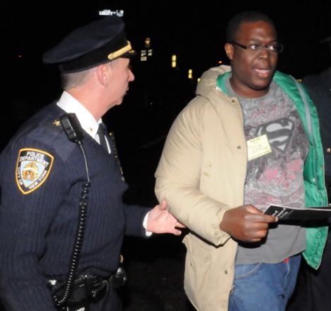 Tonye Iketubosin, an Occupy Wall Street protester who served food at Zuccotti Park camp has been arrested on charges of sexually abusing a woman and is a suspect in a rape
