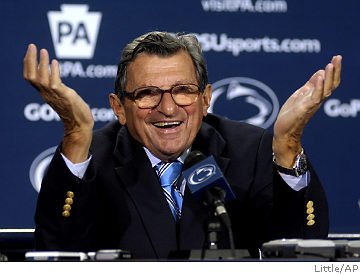 Joe Paterno, the former Penn State coach fractured his pelvis again following a fall at his home but will not need surgery