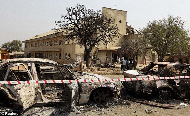 The Islamist group Boko Haram said it carried out the bomb attacks in Nigeria, including one on St. Theresa's Church in Madalla, near the capital Abuja, that killed 35