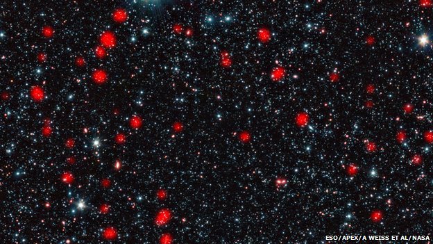 A new research suggests that frenetic star-forming activity in the early Universe is linked to the most massive galaxies in today's cosmos