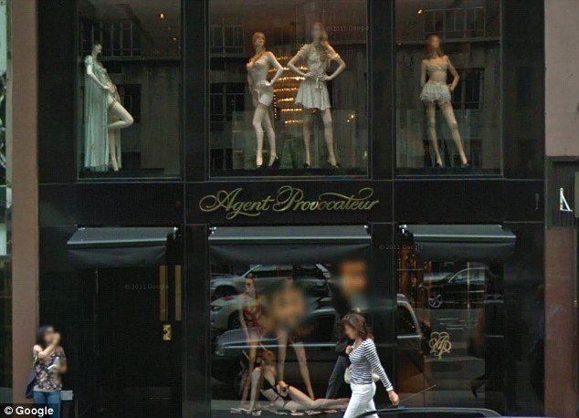 According to a report in the Daily Telegraph today, Agent Provocateur's boutique in Madison Avenue was partially closed off for Michelle Obama
