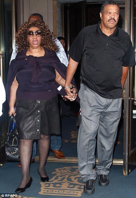 Aretha Franklin and her fiancé Willie Wilkerson