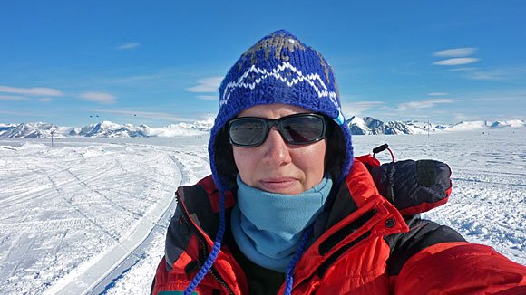 Explorer Felicity Aston from UK has reached Antarctica's Hercules Inlet, becoming the first woman to cross the continent alone