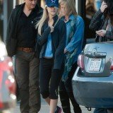 Lauren Scruggs was spotted leaving a hospital in Dallas, where she has been recovering since the accident, with her parents on Tuesday