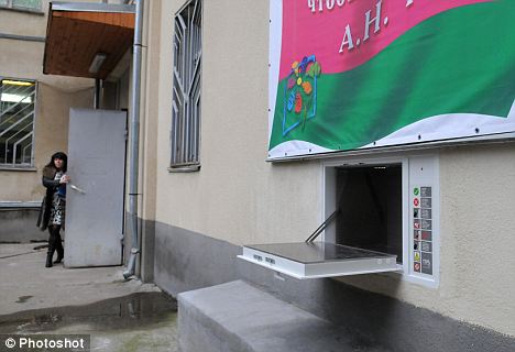 Russian cities introduced for the first time the anonymous baby drop boxes, where unwanted children could be left