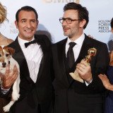 The Artist, the black and white silent film, took home three prizes from the Golden Globe awards in Los Angeles