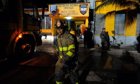 At least 272 prisoners have been killed in a massive fire that has swept through a jail in Comayagua in central Honduras
