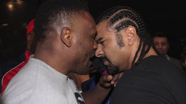 British boxer Dereck Chisora has been arrested by German police after a brawl with fellow boxer David Haye in Munich