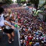 Cordao do Bola Preta parade, one of Rio de Janeiro's oldest and most popular carnival street parties has attracted a record 2.2 million revelers