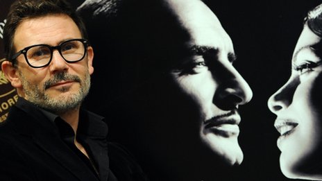 French black and white film The Artist won three of the biggest prizes: best picture, best actor and best director for Michel Hazanavicius (pictured)