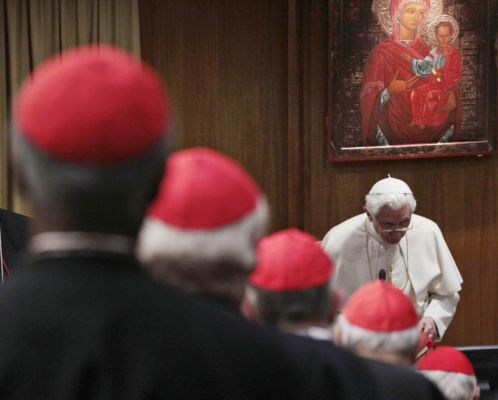 On Friday, cardinals new and old attended a closed-door meeting pondering how to bring back faith in increasingly secular countries
