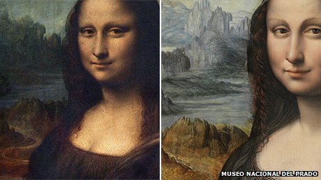The Art Newspaper said the removal of the black paint on the replica had revealed "the fine details of the delicate Tuscan landscape", which mirrors the background of Leonardo's masterpiece