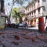 A large earthquake with a magnitude of 7.4 struck near Acapulco on Mexico's Pacific coast on Tuesday