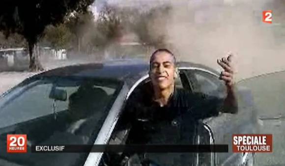 Al-Jazeera TV has received a video apparently showing the attacks carried out by Islamist gunman Mohamed Merah in Toulouse