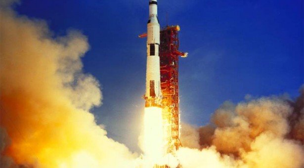 Amazon founder Jeff Bezos announces that he has located the long-submerged F-1 engines that blasted the Apollo 11 Moon mission into space