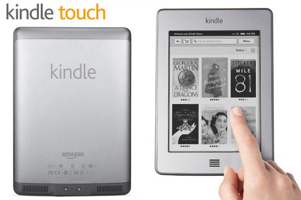Amazon has announced the launch of Kindle Touch, its touchscreen version of iKindle e-reader, in the UK, Germany, France, Spain and Italy