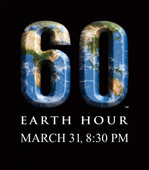 Earth Hour 2012 will take place on March 31, 2012 from 8.30 p.m. to 9.30 p.m., at participant's local time