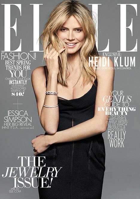 Heidi Klum has finally broken her silence about the demise of her marriage to Seal in the April issue of Elle magazine